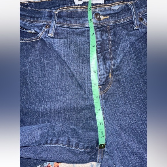 Levis 512 Perfectly Slimming Boot Cut Jeans Women's 12 Dark Wash Denim - Picture 12 of 13